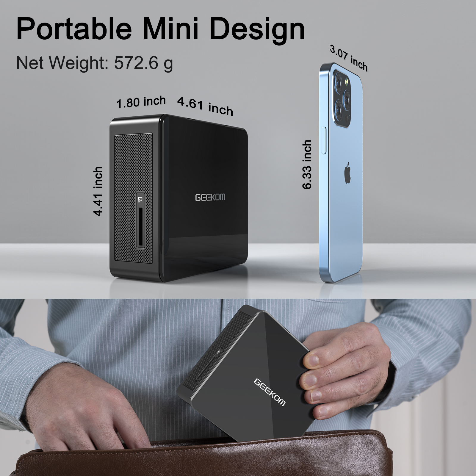 GEEKOM Mini IT8 petit et portable GEEKOM Mini IT8 petit et portable