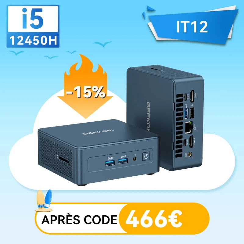 IT12-15%-I5 GEEKOM IT12 Mini PC