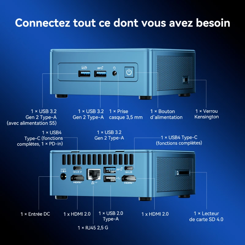 IT12-U5 125U-JK GEEKOM IT12 Mini PC
