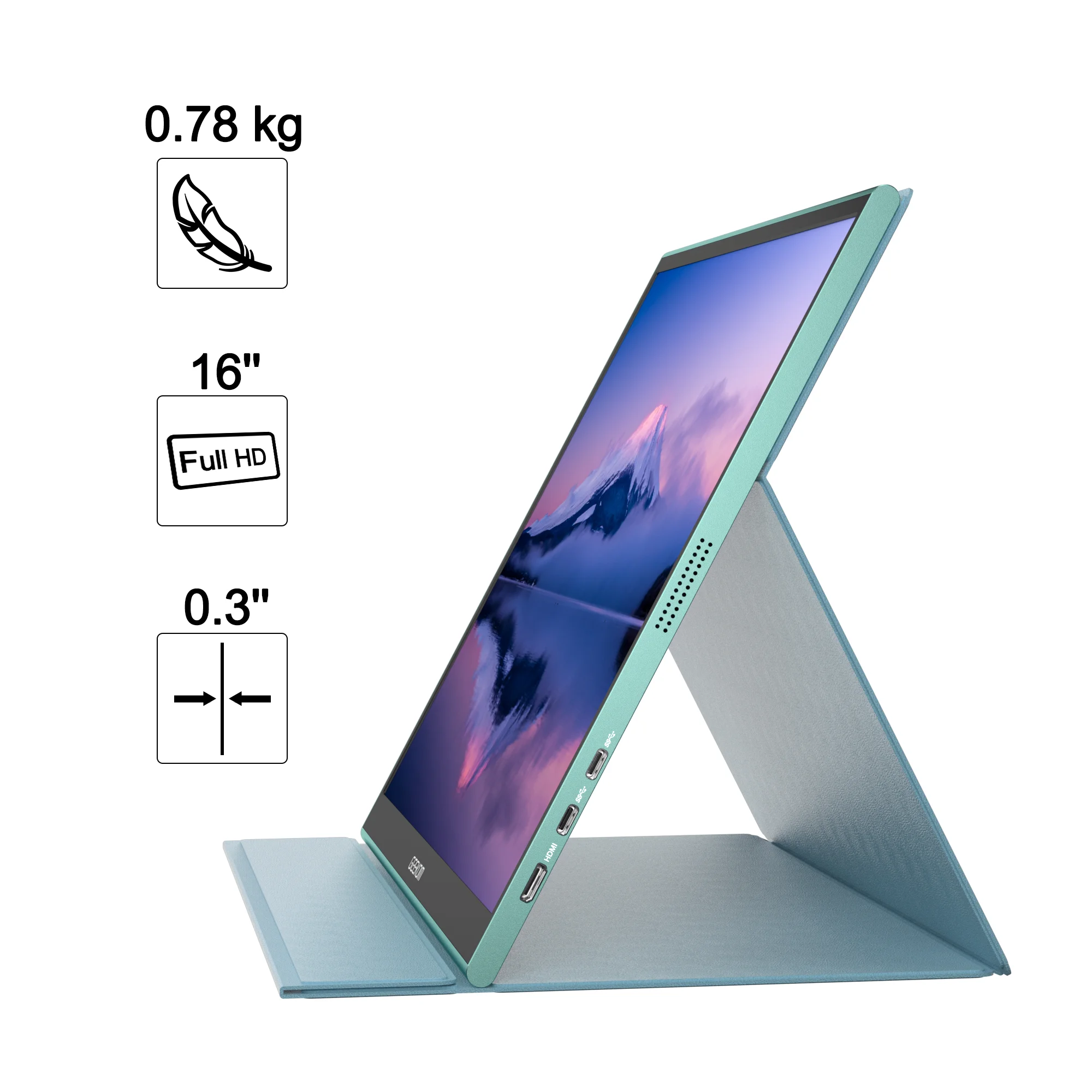 GEEKOM PM16 Écran 1080P