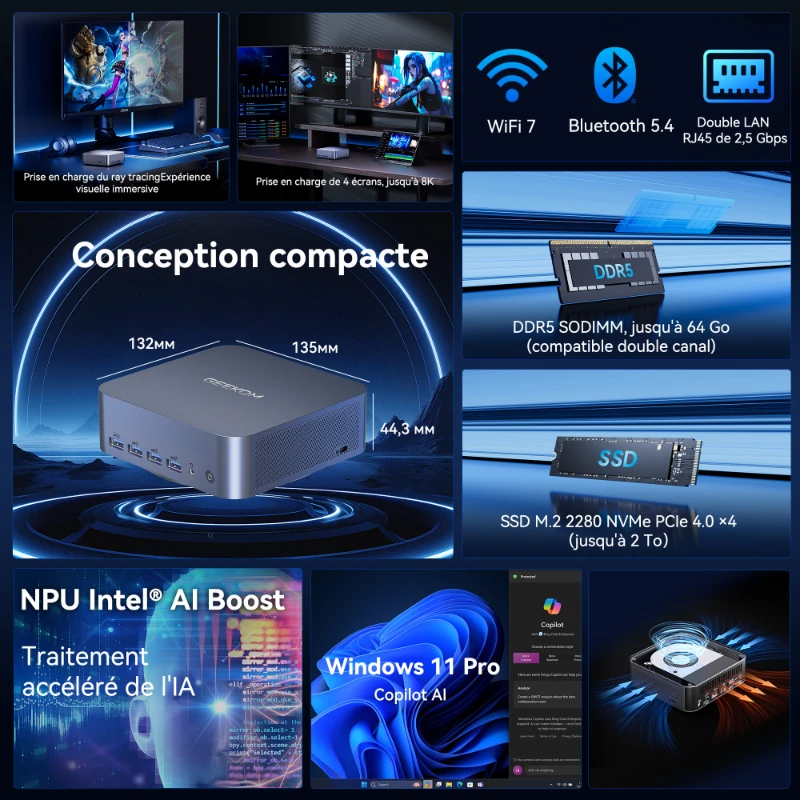 3 GEEKOM GT1 Mega Mini PC
