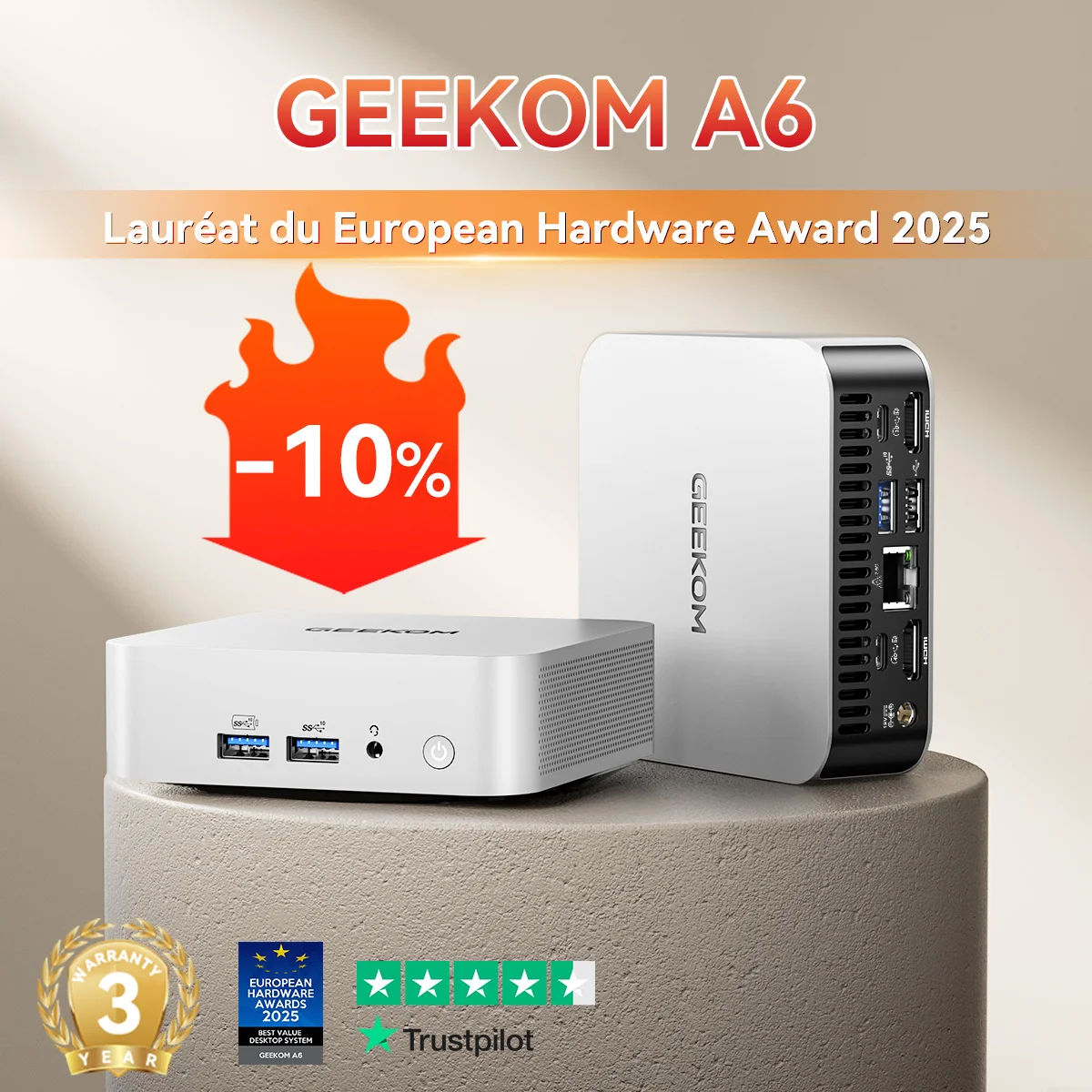A6-FB GEEKOM A6 Mini PC