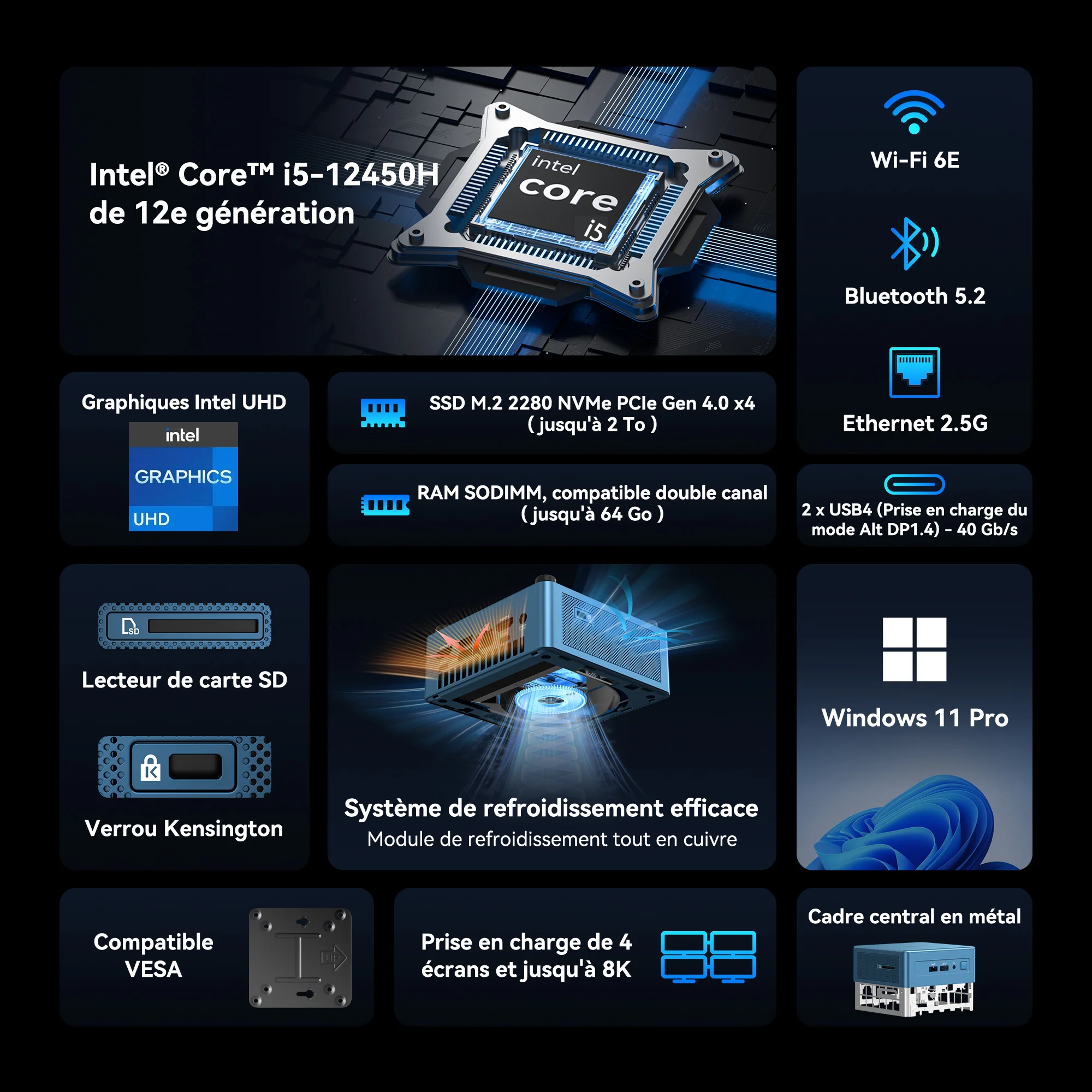 IT12-I5MD GEEKOM IT12 Mini PC i5