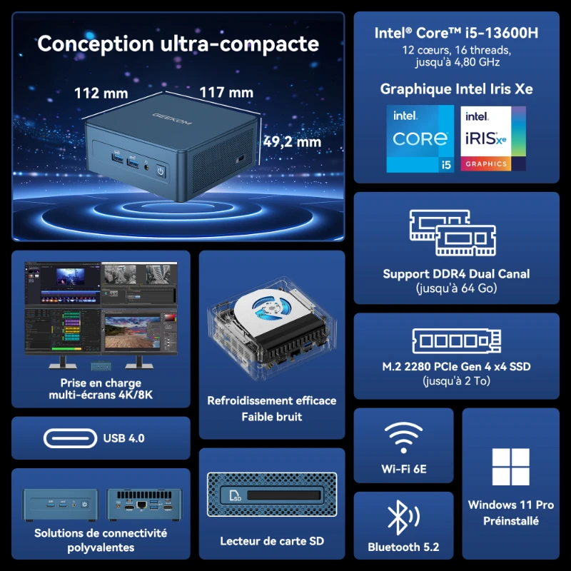 IT13-I5 GEEKOM IT13 Mini PC